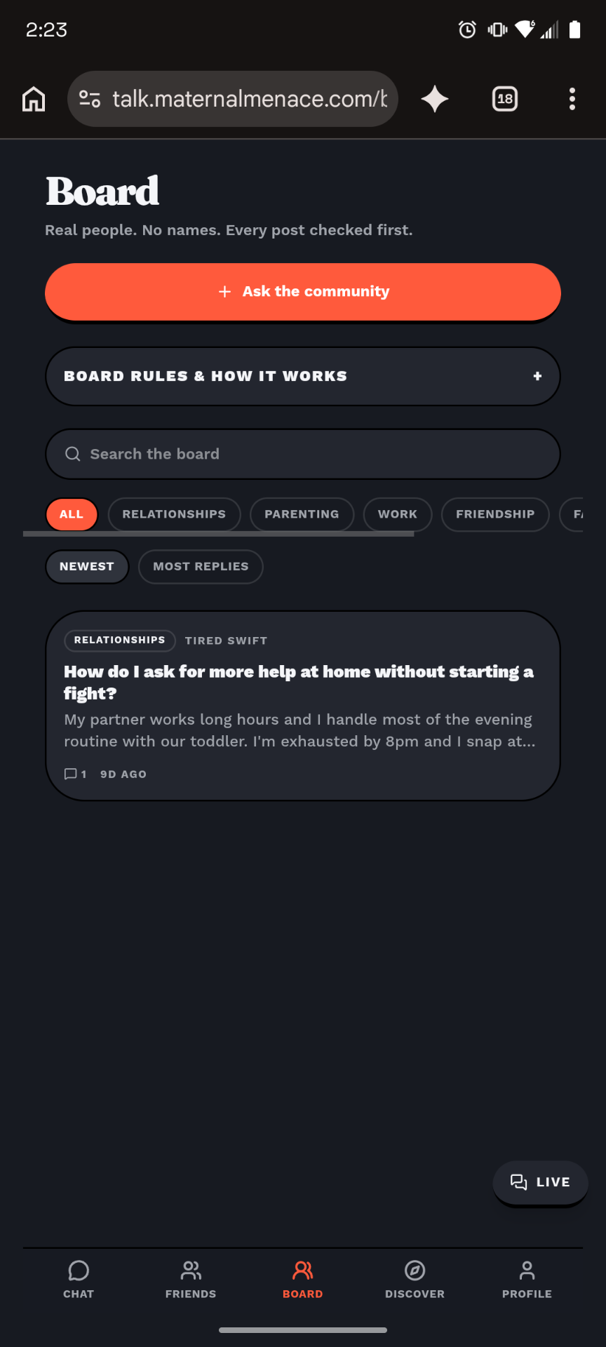 Talk It Out app screenshot
