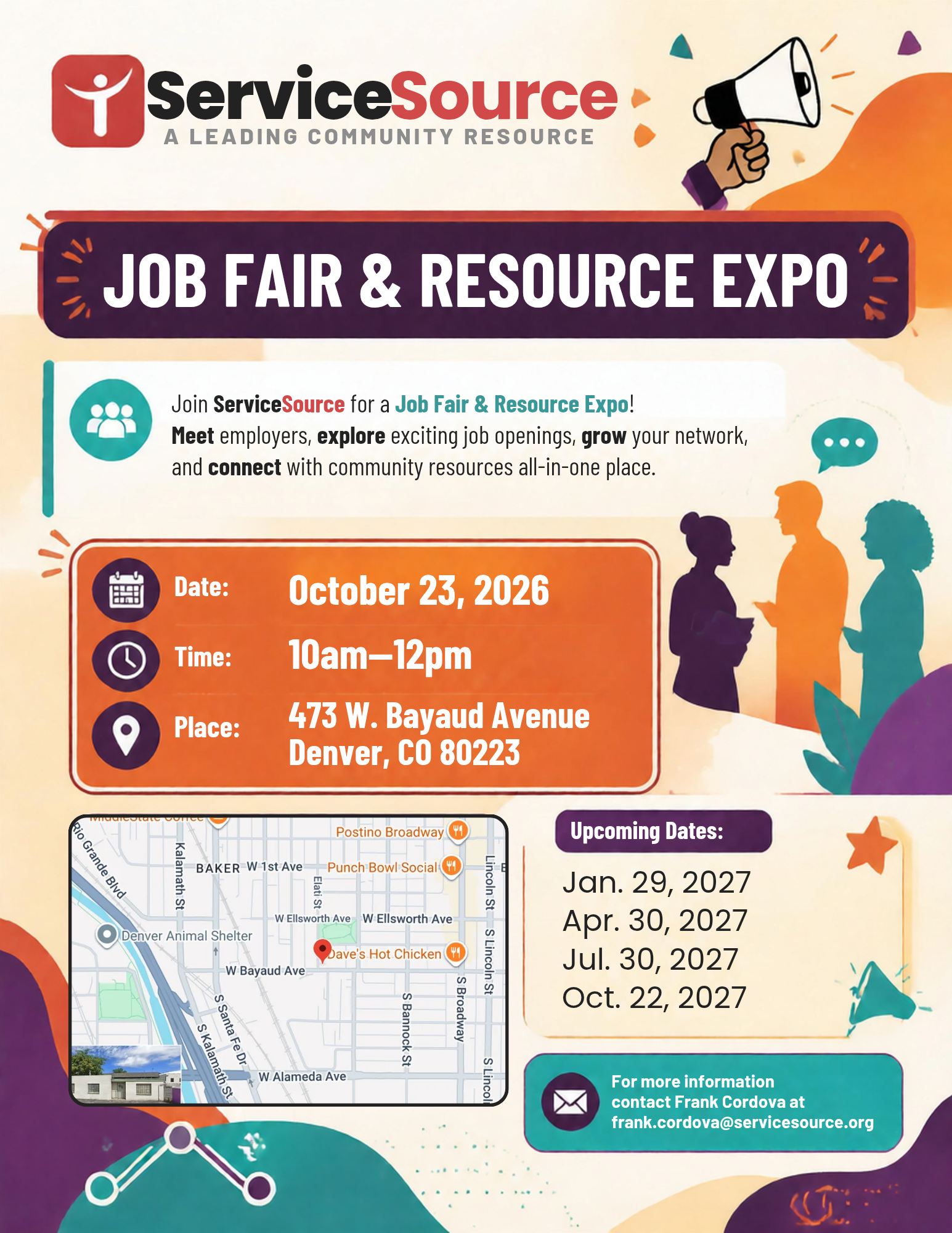 ServiceSource Job Fair flyer