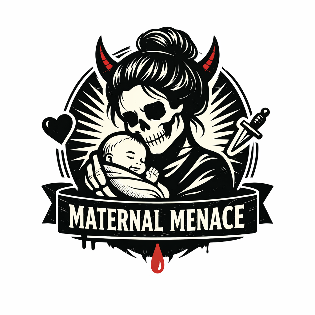 Maternal Menace skull emblem